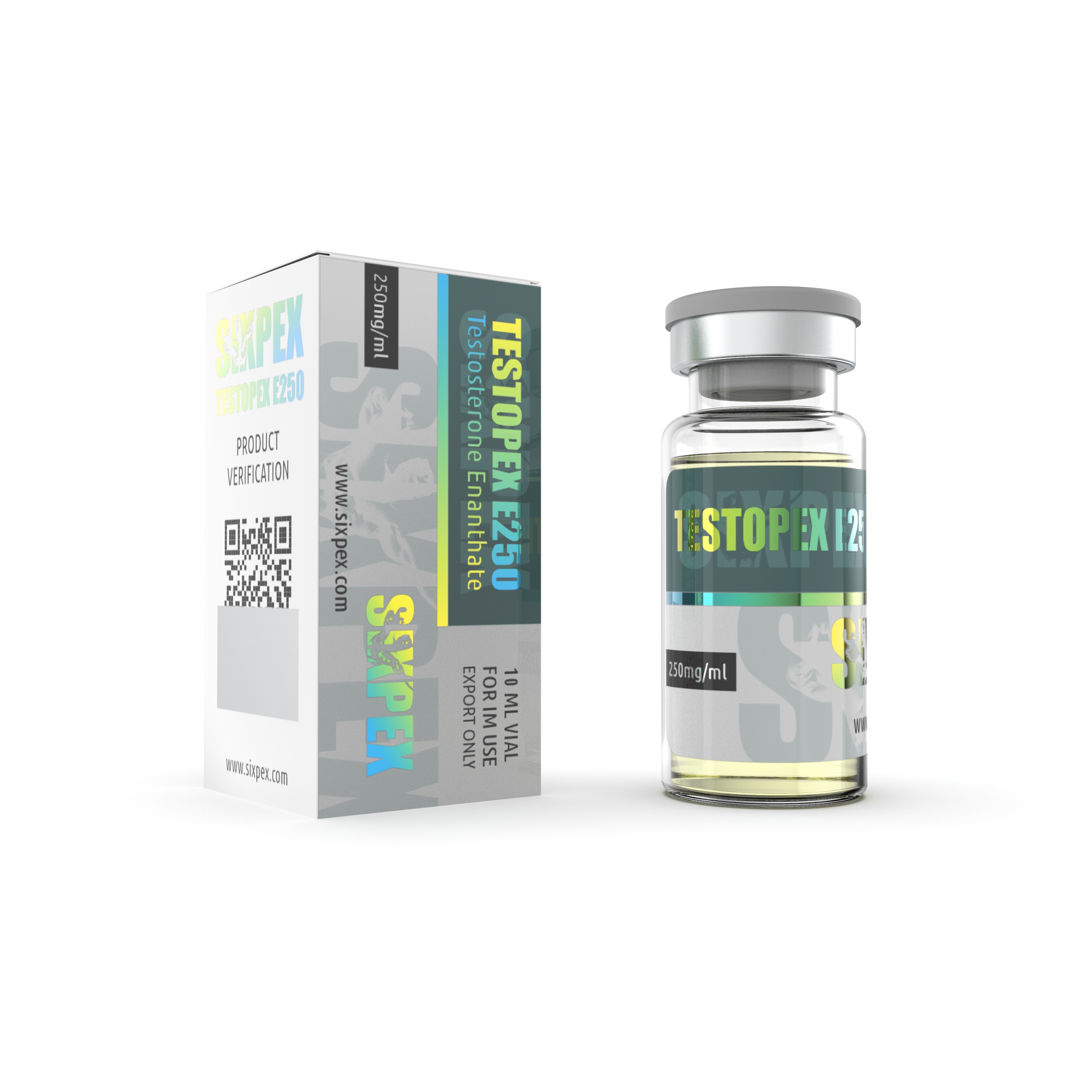 Sixpex Testosterone E 250mg-10ml vial