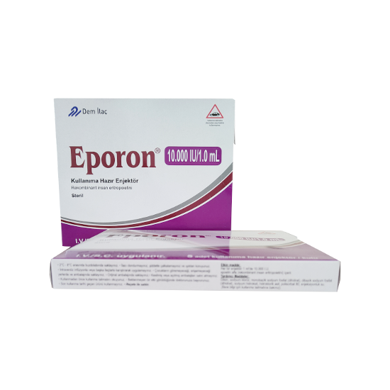 6xEporon 10.000iu (Erythropoietine) (5 prefilled syringes per box)